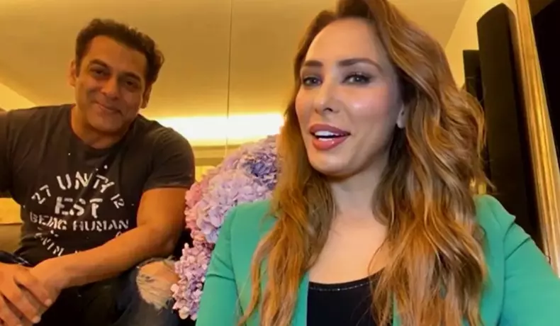 Iulia Vântur și Salman Khan