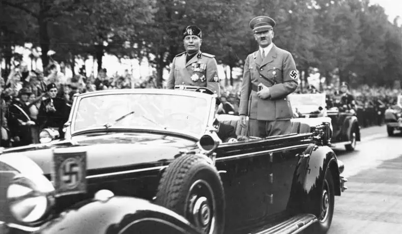 Berlin, Benito Mussolini, Adolf Hitler