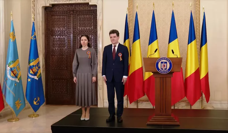 Nicusor Dan si Mirabela Gradinaru 1 Decembrie