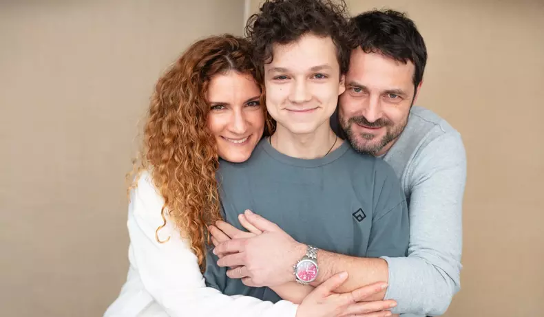 Andreea, Eric și Andrei Aradits