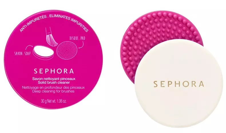 Săpun solid pentru curățarea pensulelor, Sephora, Solid Brush Cleaner, 46 lei