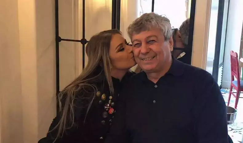 Anamaria Prodan și Mircea Lucescu