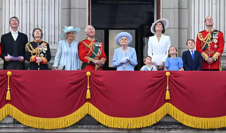 Trooping The Colour - The Queen's Birthday Parade, London, UK - 02 Jun 2022