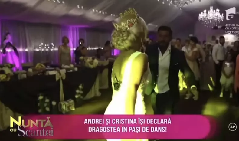 Valsul mirilor de la nunta lui Andrei Rotaru cu Cristina de la Insula Iubirii