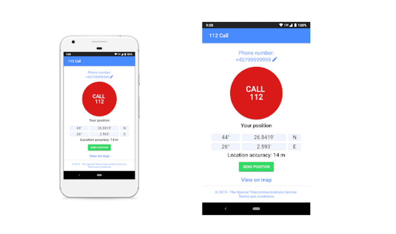 Apel 112 aplicatie