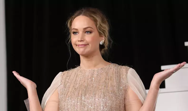 Jennifer Lawrence, Leonardo DiCaprio, and cast attend the premiere of "Don't Look Up" in NYC