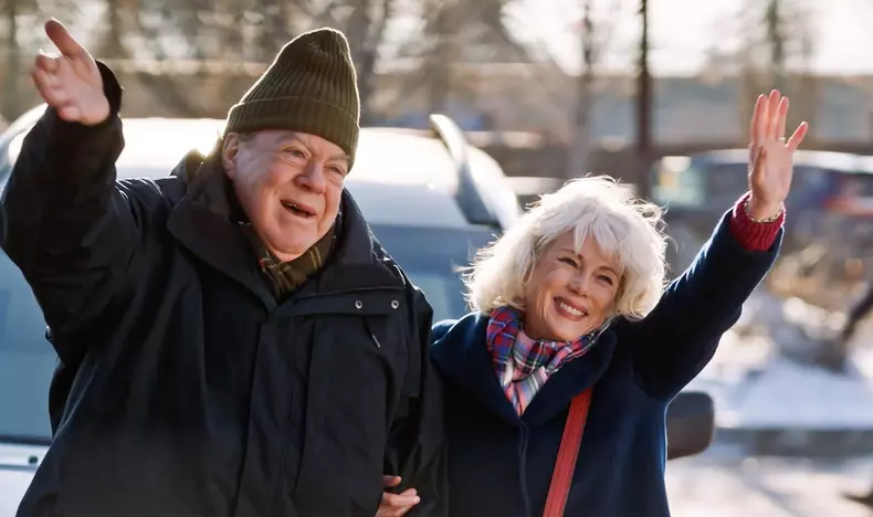Julia Duffy and George Wendt