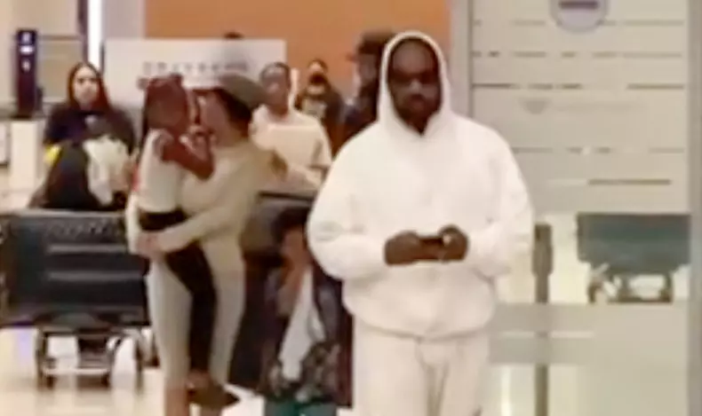 *PREMIUM-EXCLUSIVE* Kanye West, Bianca Censori Take His Kids to Korea for 'Vultures 2' Event