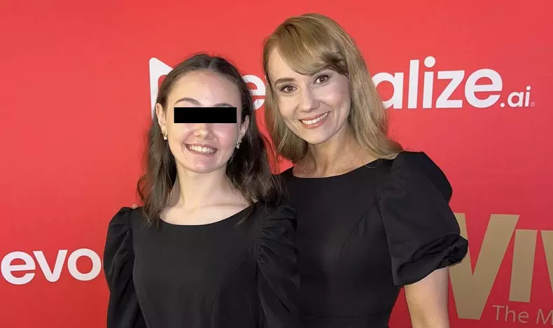 Oana Ioniță și fiica ei