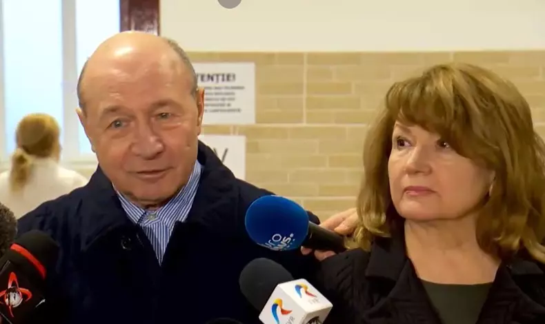 maria si traian basescu la urne