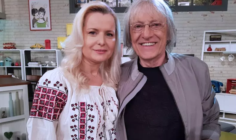 Mihai Constantinescu si Simona, sotia sa