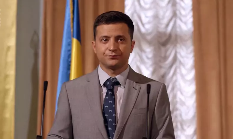 Volodymyr Zelensky dans la série ukrainienne "Serviteur du peuple"