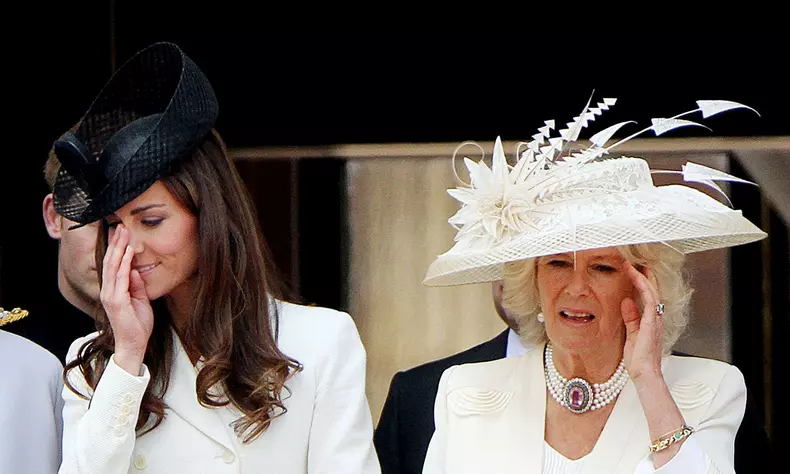 Archive - La famille royale britannique au balcon lors de la parade Trooping the Colour à Londres
