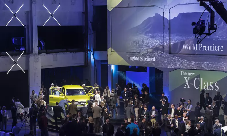 Weltpremiere neue Mercedes-Benz X-Klasse, Kapstadt, 2017