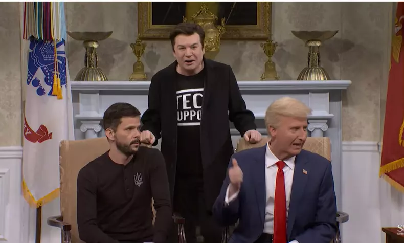Saturday Night Live stârnește controverse cu parodia întâlnirii Trump-Zelenski (2)