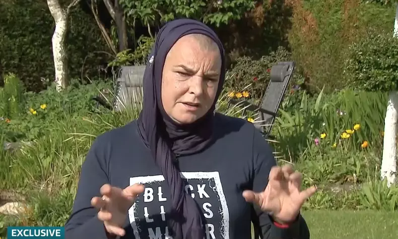 Sinead O'Connor recalls her days as a sexy kissogram girl