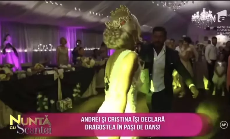 Valsul mirilor de la nunta lui Andrei Rotaru cu Cristina de la Insula Iubirii