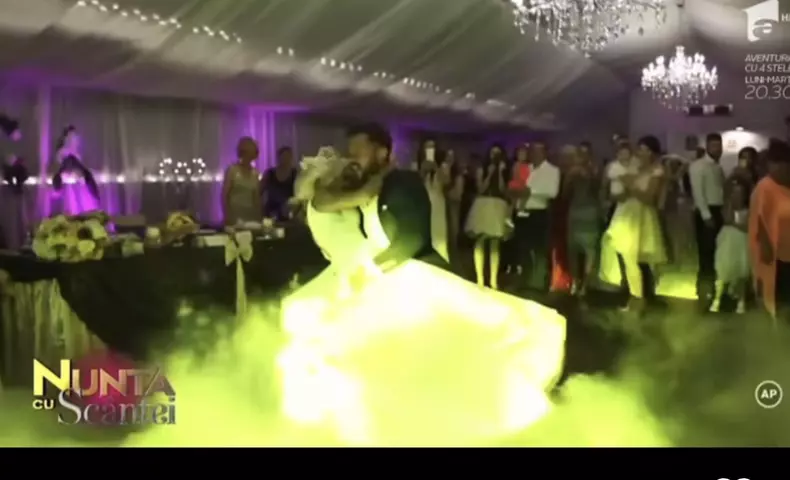 Valsul mirilor de la nunta lui Andrei Rotaru cu Cristina de la Insula Iubirii