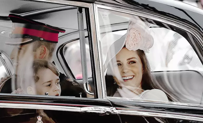 Prințul William, Prințul George și Kate Middleton