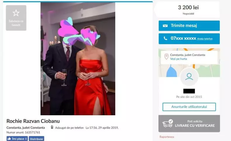 Rochii create de Răzvan Ciobanu