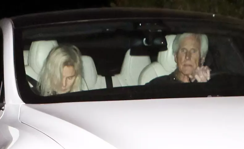 Matthew Perry's Mother Suzanne And Step Father Keith Morrison Leave The Scene Of The Tragic Accident