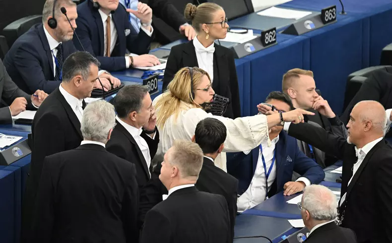 Romanian far-right S.O.S party deputy Diana Iovanovici Sosoaca