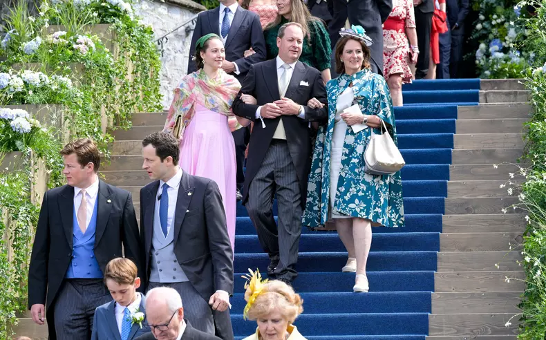 Maria Carolina Of Liechtenstein And Leopoldo Maduro Vollmer Give Each Other Yes I Want In Vaduz Cathedral - 30 Aug 2025