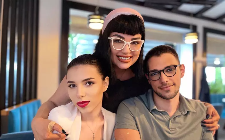 Ozana Barabancea și copiii ei