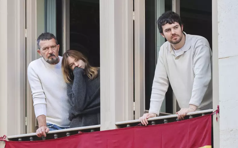 Antonia Banderas cu fiica lui, Stella