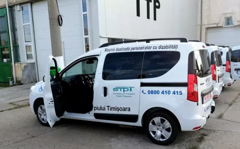 La Timișoare se poate: transport public special pentru persoanele cu dizabilități