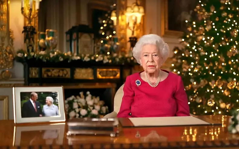Le discours de Noël 2021 de la reine Elisabeth II d'Angleterre
