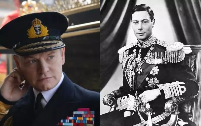 Jared Harris în rolul Regelui George al VI-lea