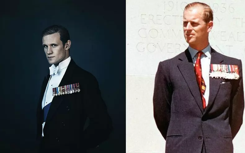 Matt Smith în rolul Prințului Philip