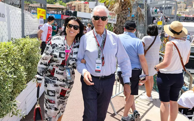 Monaco, Monaco. 28th May, 2022. Monaco, Monte Carlo - May 28, 2022: FIA Formula One World Championship, Grand Prix de Monaco F1 with Piero Ferrari, Vice-President with his daughter Antonella. Mandoga Media Germany Credit: dpa/Alamy Live News