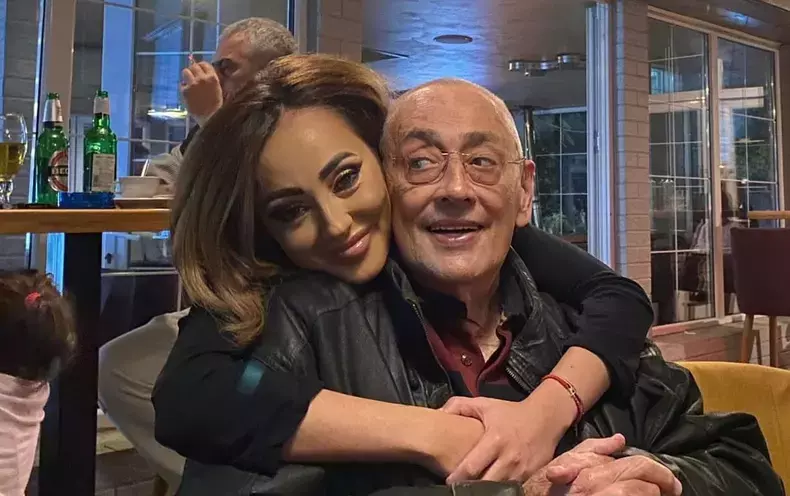 Nidia Moculescu si tatal ei