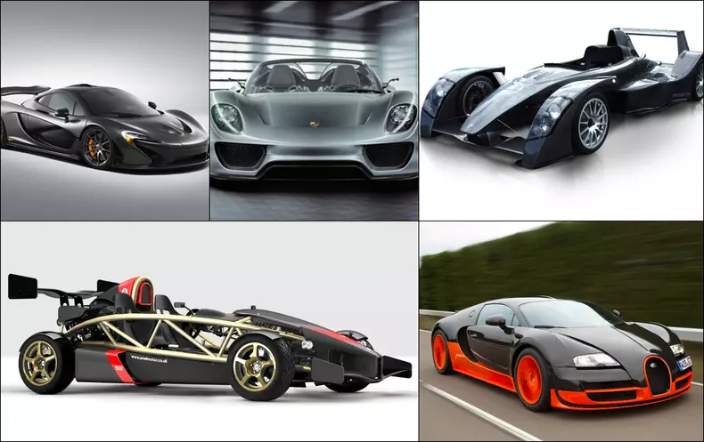 Top 10 – Cele mai rapide mașini de la 0 la 100 km/h
