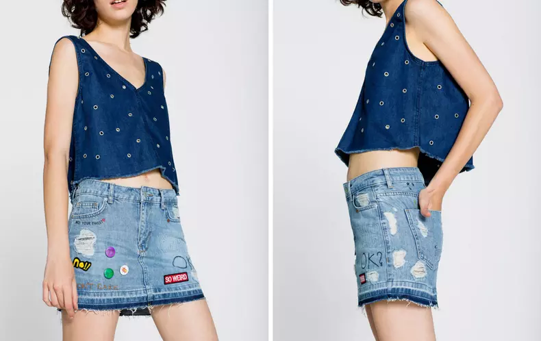 fusta Pull & Bear