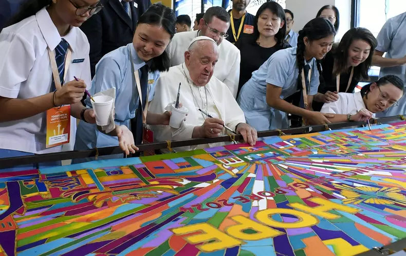 Pope Francis has died on Easter Monday aged 88 at the Vatican **FILE PHOTOS**