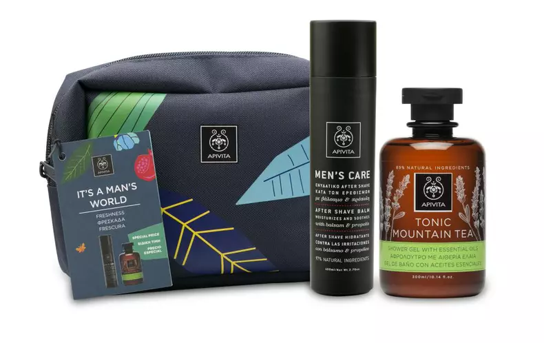 Set after shave și gel de duș, Apivita, It’a Men’s World, 130 lei