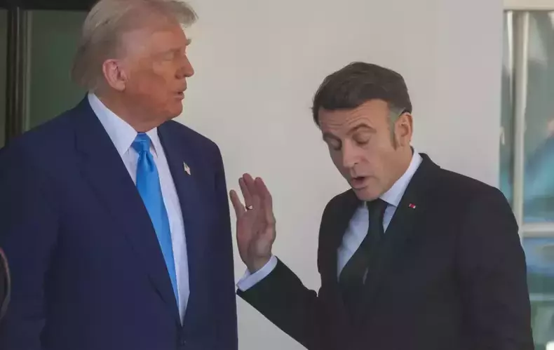 donald-trump-emmanuel-macron