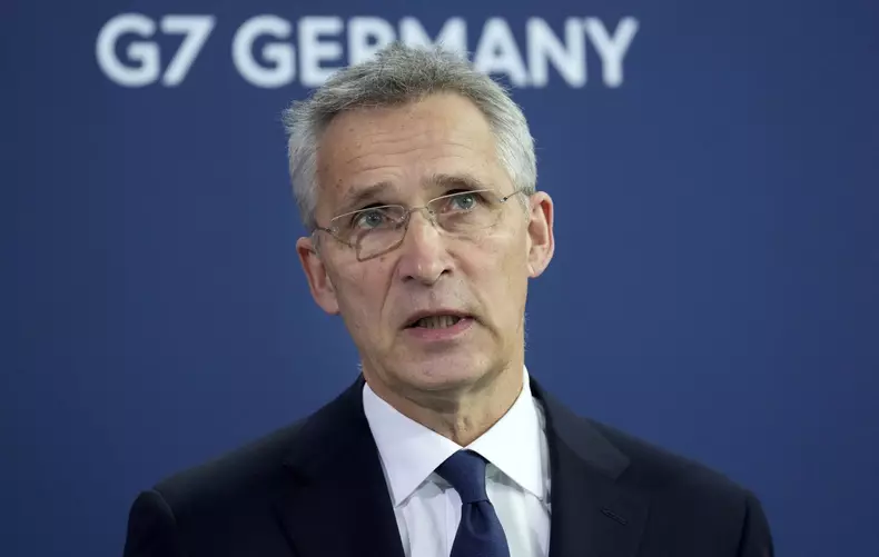 NATO chief Stoltenberg meets German Chancellor Scholz in Berlin
