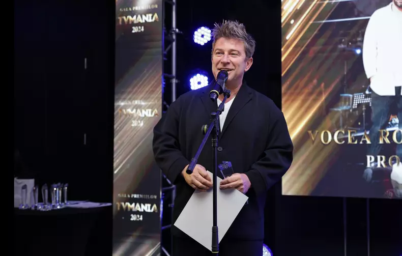 Pavel Bartos la Premiile TVmania 2024 b
