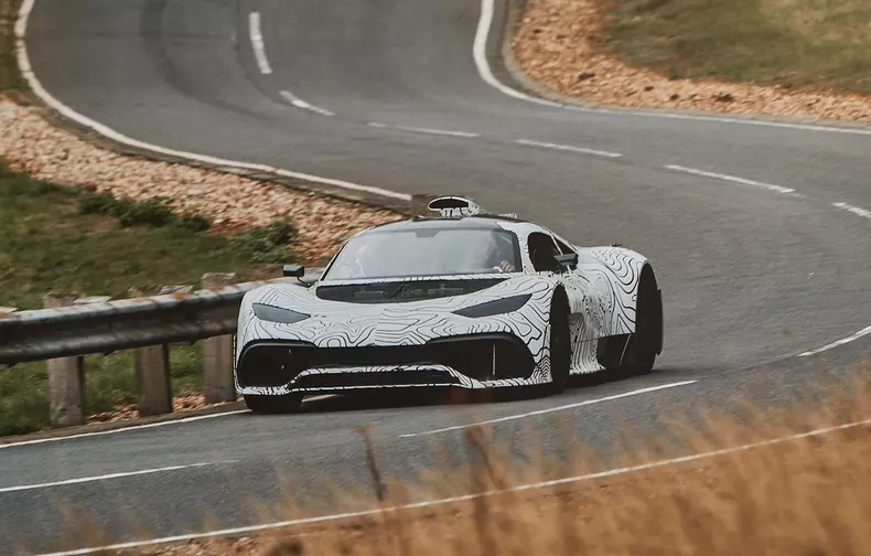 Mercedes-AMG Project one prototip test drive