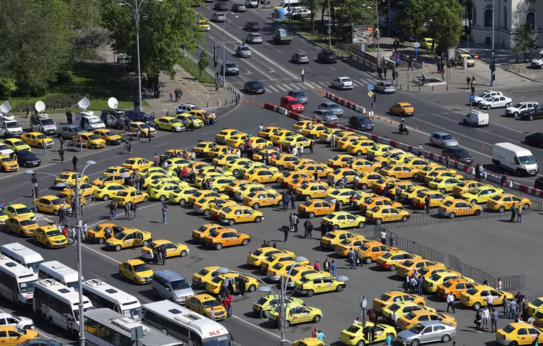 protest-taximetriști