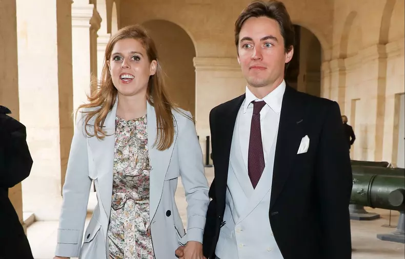 Mariage du prince Jean-Christophe Napoléon et de la comtesse Olympia d'Arco-Zinneberg à la cathédrale Saint-Louis des Invalides à Paris