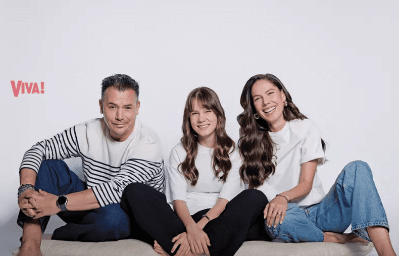 Irina, Răzvan Fodor și fiica lor, sedinta Foto VIVA