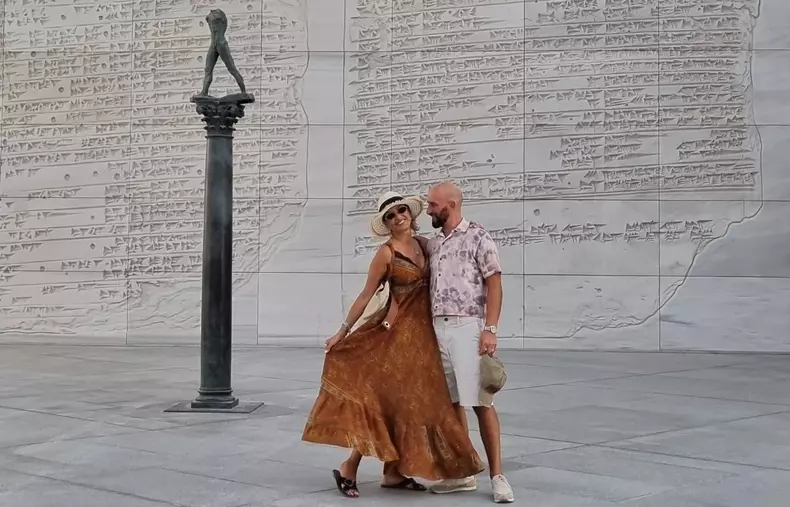 anca turcasiu si calin serban in abu dhabi