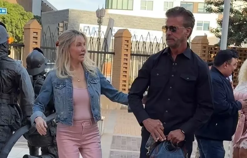 Lorenzo Lamas and Heather Locklear attend The Brave & Rescued Awards in Los Angeles, CA
