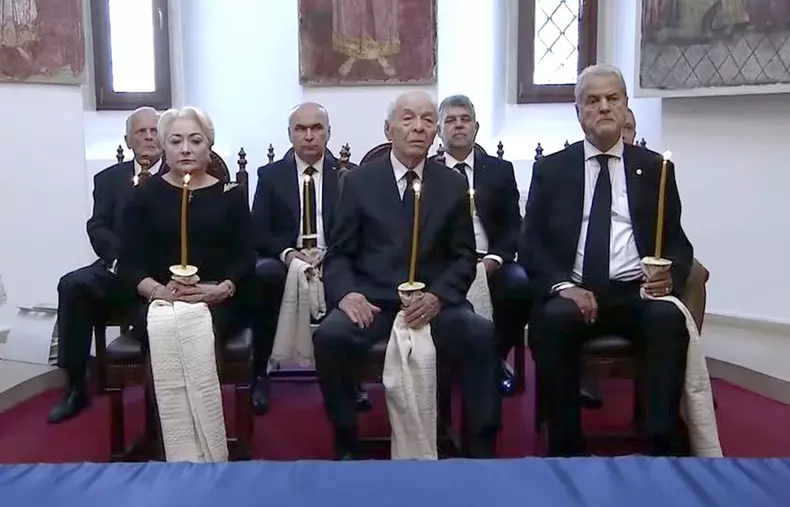 BUCURESTI - FUNERALII - ION ILIESCU