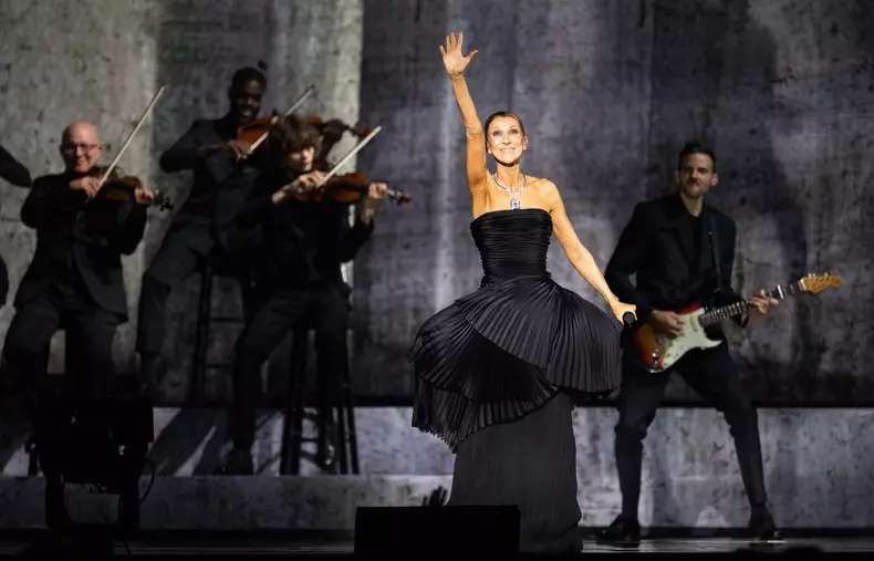 Celine Dion Performs At Paris La Defense Arena